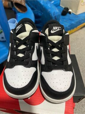 Nike dunk low (tde) Kids' Black and White Low-Top Sneakers